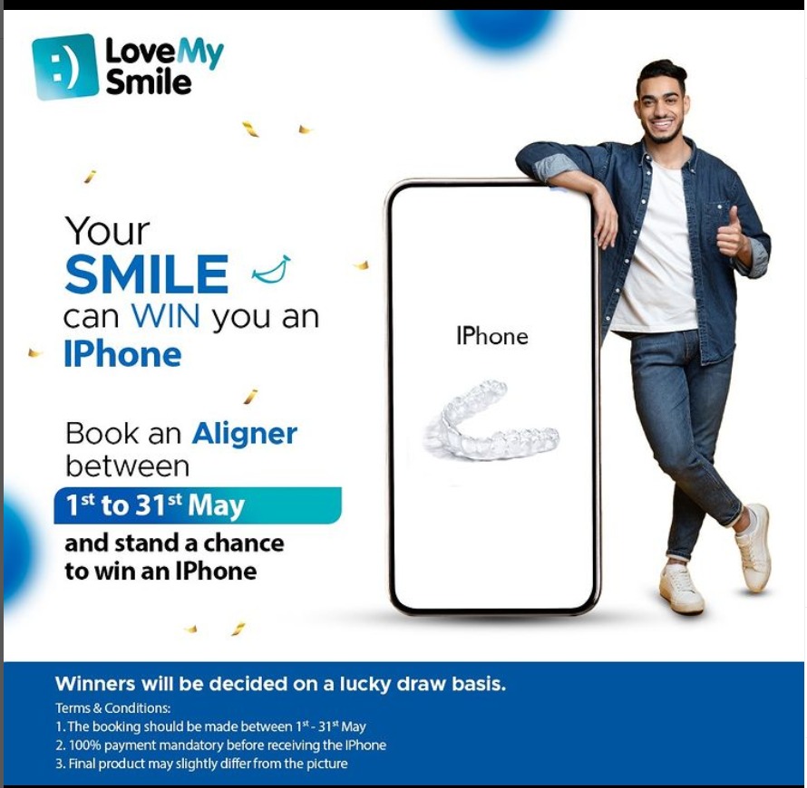 your smile can win you an iphone
